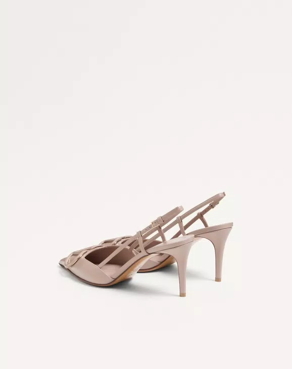 Valentino Vlogo Signature Calfskin Slingback Pump 80 Mm / 3.15 In. - Image 4